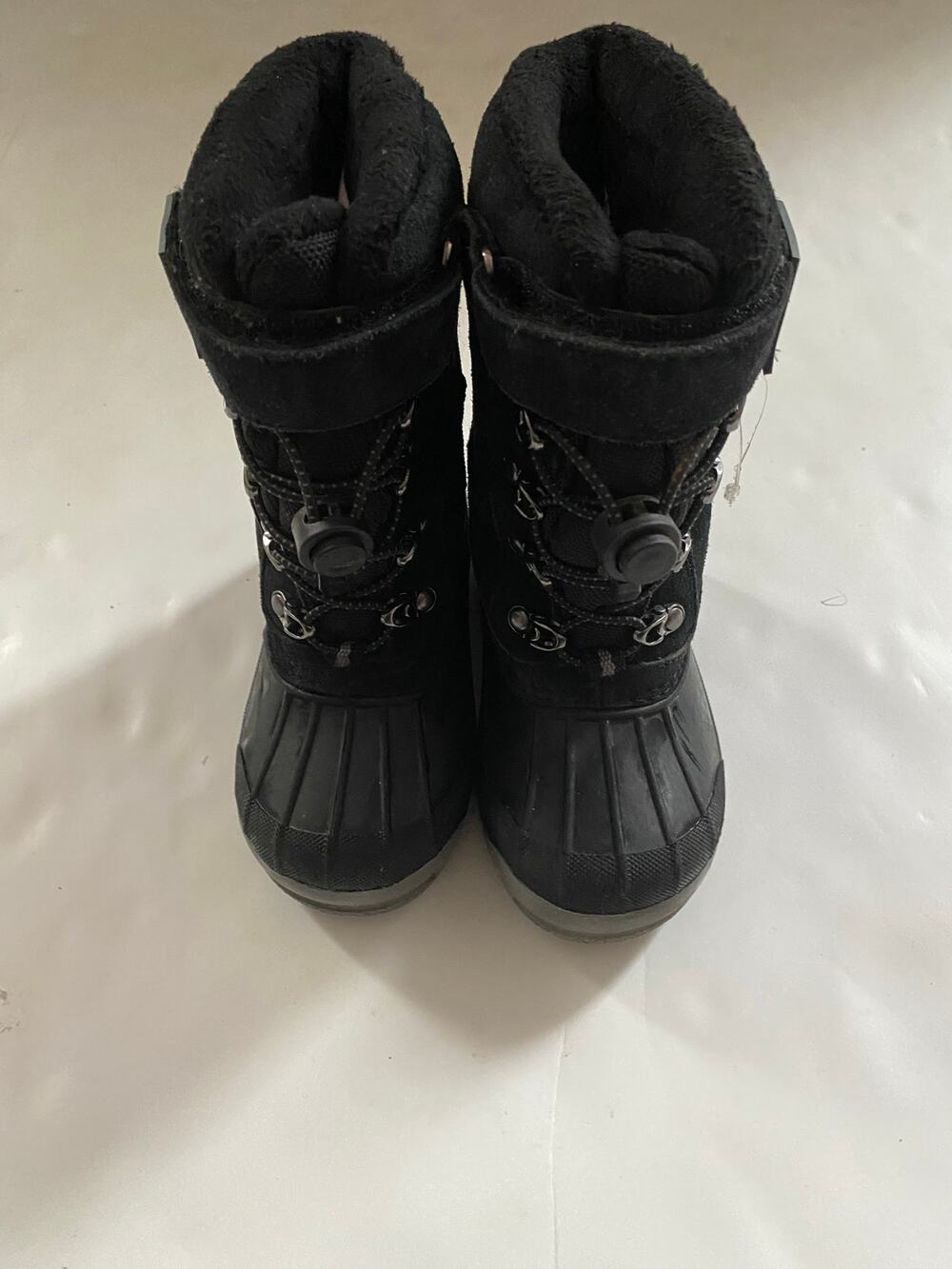 Lands End Black Snow Boots